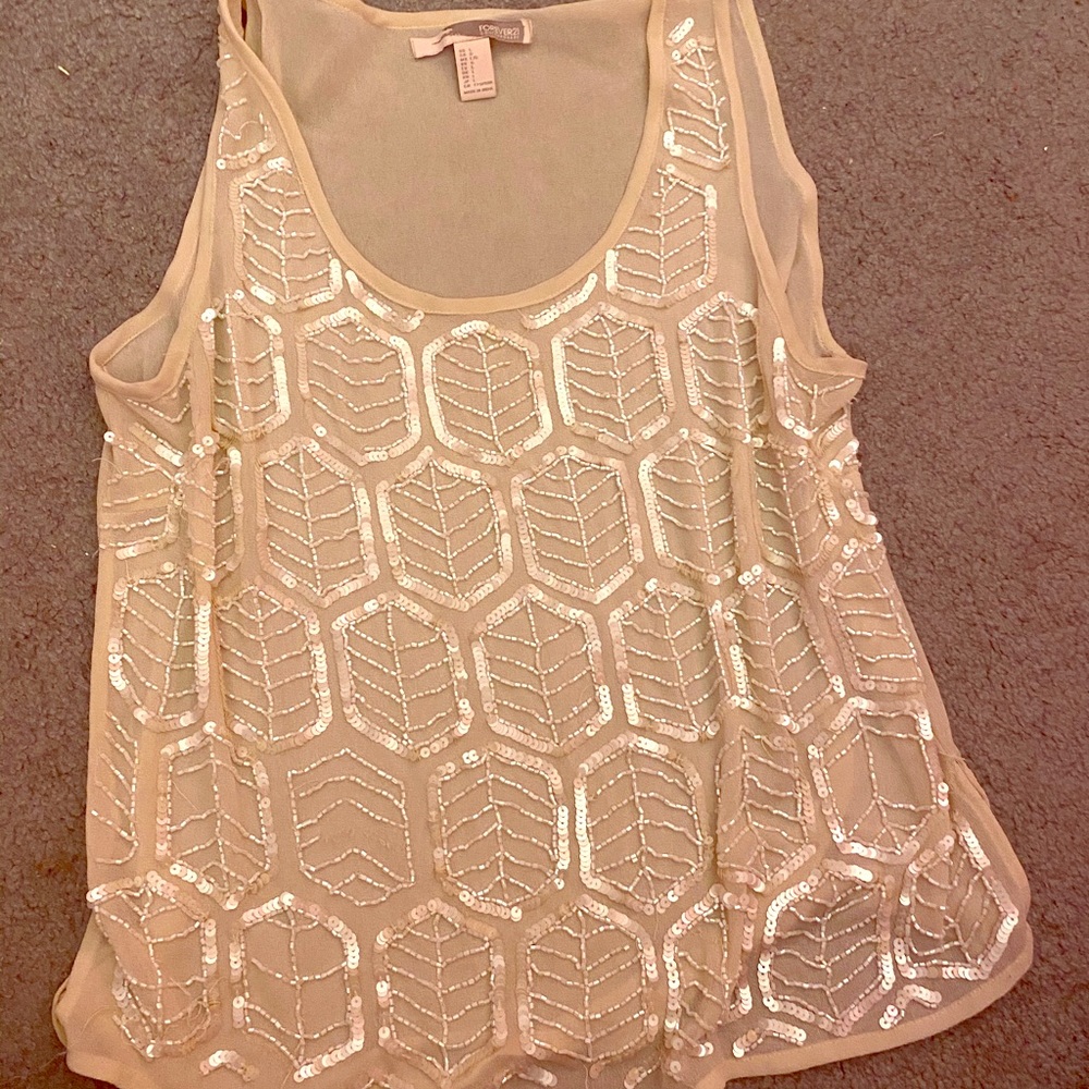 Sheer tank top